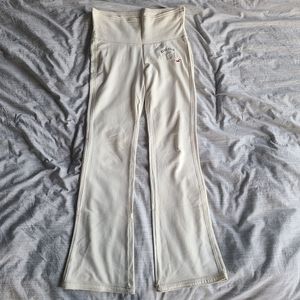 Hollister White/Cream Sweat Pants